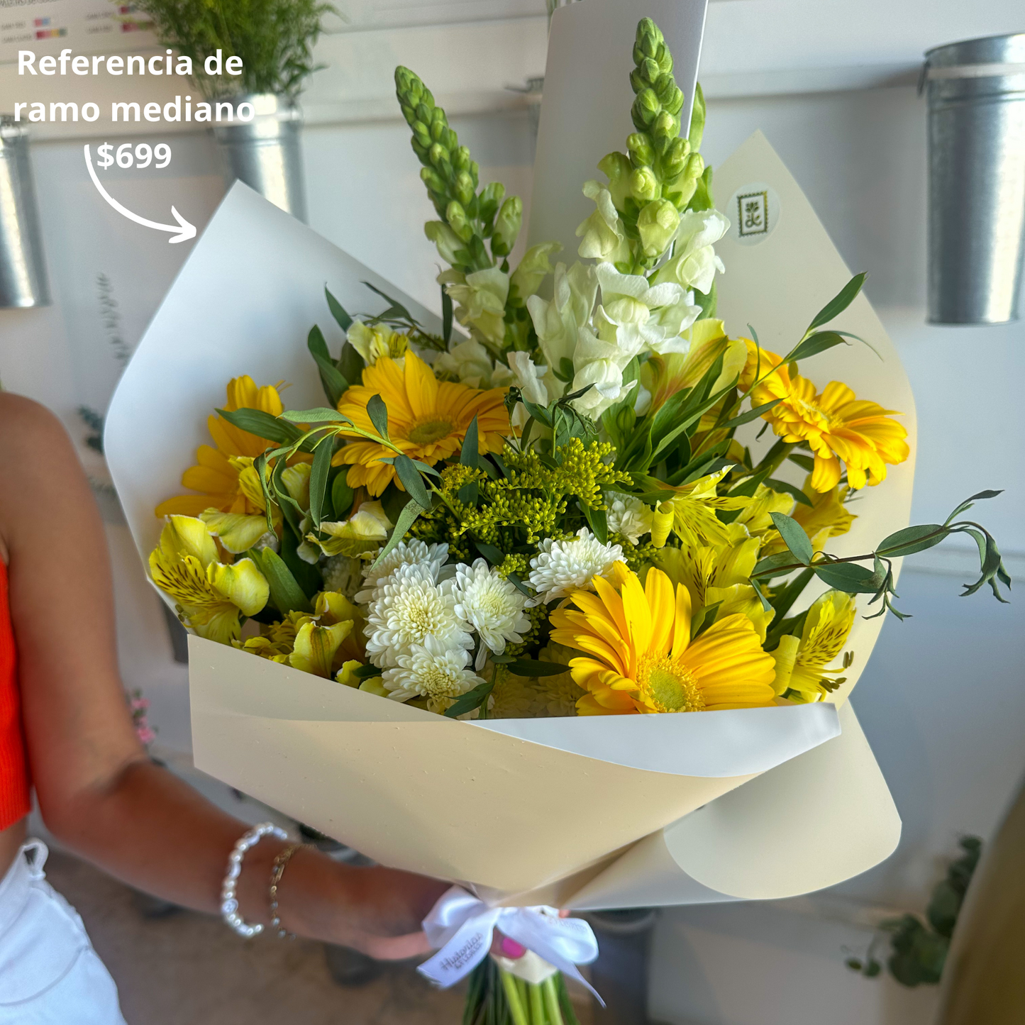 Haz tu propio ramo de flores amarillas💐