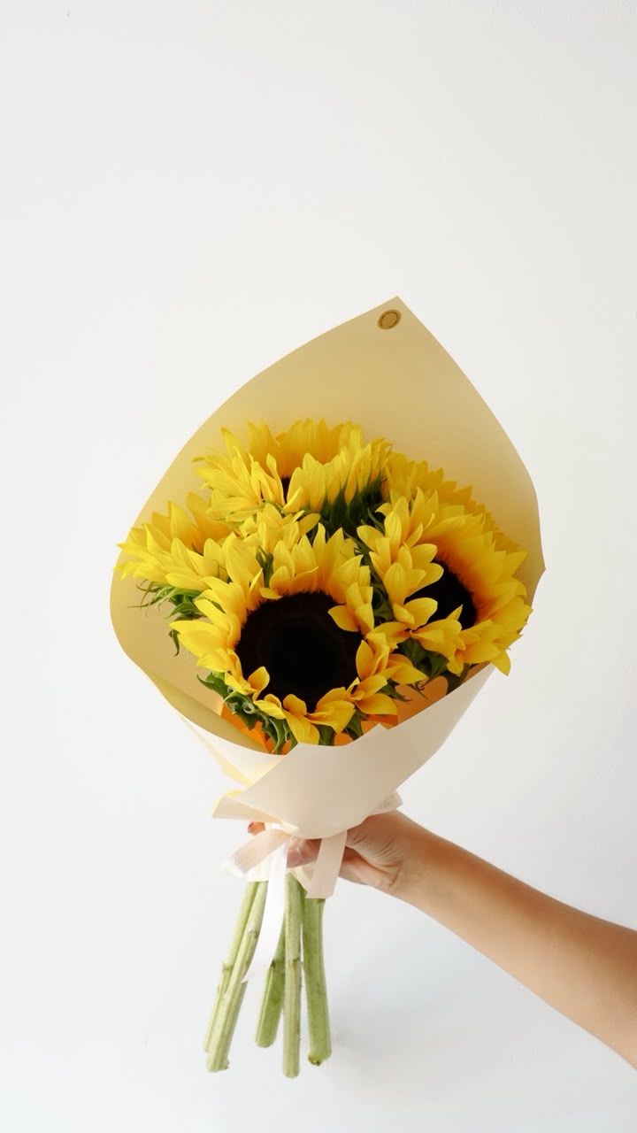 Para la sonrisa más bonita - 5 girasoles