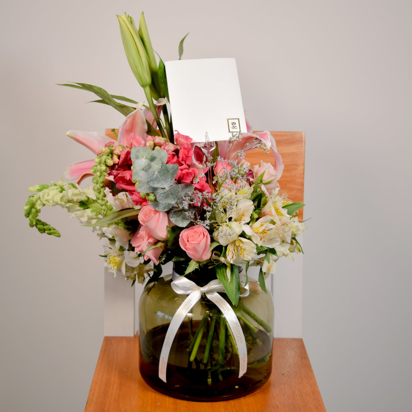 Balero Verde Olivo con Flores
