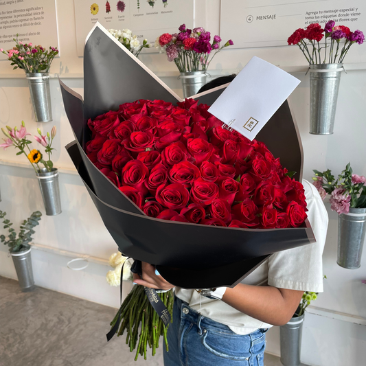 Ramo desde 100 Rosas Rojas